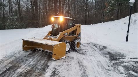 cat skid steer plow|snow grader for cats.